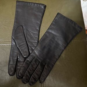 Faux Leather Gloves